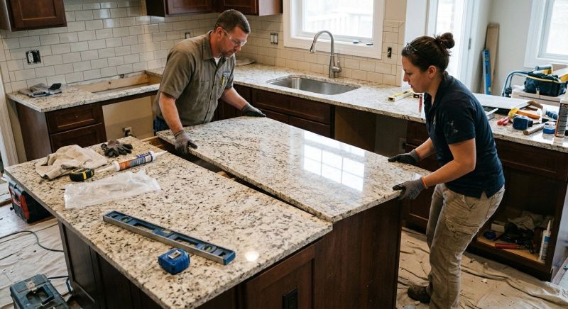 Countertop Renovation in Lake County, IL