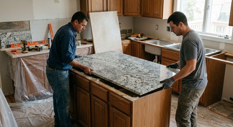 Countertop Renovation in Lake County, IL