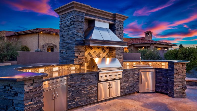 Outdoor Granite Counter